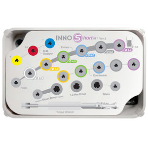 kit de instrumentos para implantología dental
