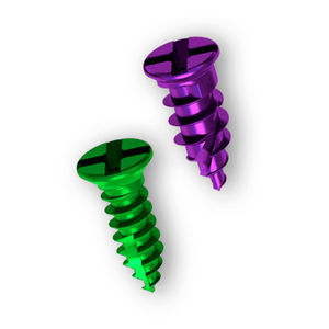 tornillo de compresión ósea para macizo facial 1