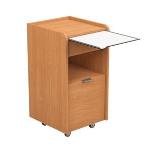 mesa de cabecera con cajones