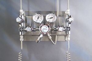 colector para gas médico semiautomático