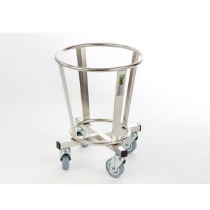 carro de limpieza / para desechos / 1 bolsa / médico