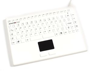 teclado médico con alfombrilla táctil 1