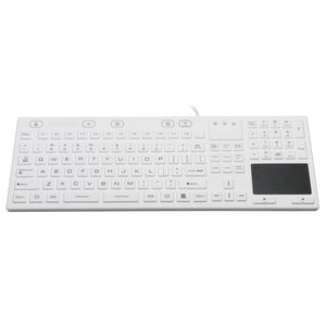 teclado con alfombrilla táctil