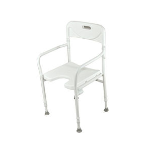 silla de ducha con reposabrazos