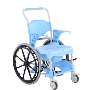 silla de ducha con reposabrazos