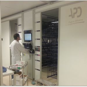 sistema de gestión y de almacenamiento logística / RFID / de medicamentos / de farmacia