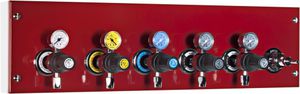 unidad de distribución de gases medicinales de pared