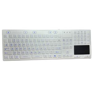 teclado médico con alfombrilla táctil 1