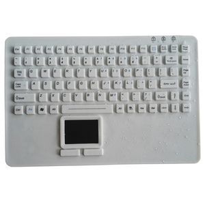 teclado médico con alfombrilla táctil 1