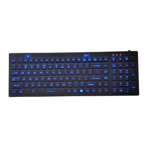 teclado médico de caucho de silicona