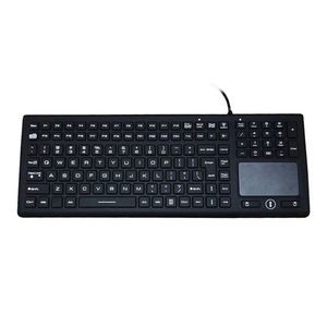 teclado médico con alfombrilla táctil 1