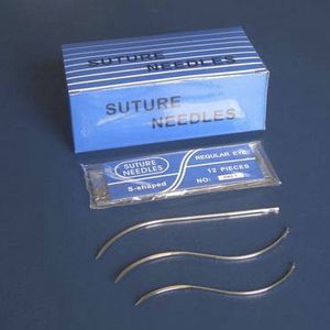 aguja para sutura
