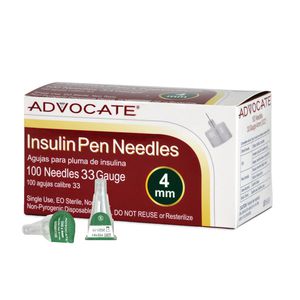 aguja de inyección de insulina