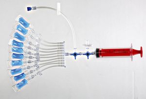 sistema de preparación de muestras manual