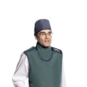 gorro médico de protección radiológica