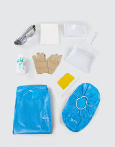kit de limpieza de emergencia citostático