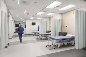 estructura de muros para centro sanitario
