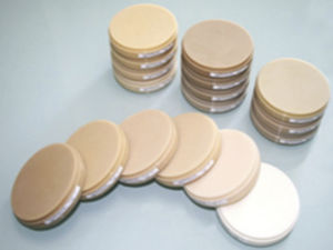 material de CAD CAM dental / de vinilo polisiloxano / multicolor