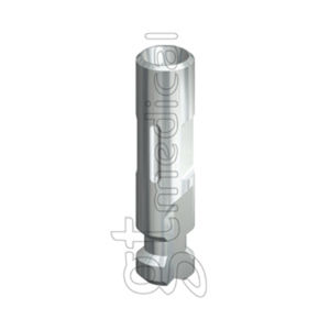 análogo de implante dental recto / de acero inoxidable / hexágono interno