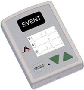 grabador de eventos de ECG 2 canales