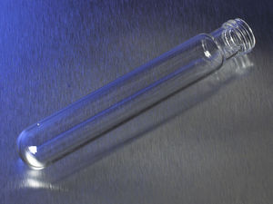 tubo de ensayo de laboratorio