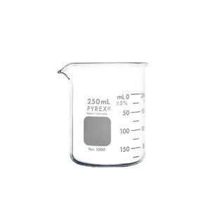 vaso de precipitados de laboratorio