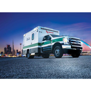 ambulancia con cuerpo modular independiente