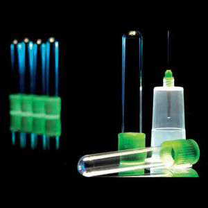 tubo de extracción cilíndrico / por plasma / gel de separación / heparina de litio