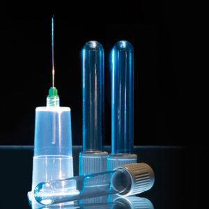 tubo de extracción para el análisis de la glucemia / de sangre / cilíndrico / K3-EDTA