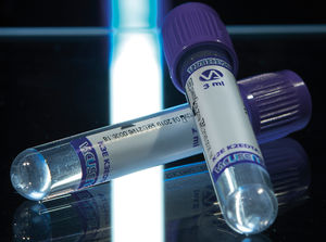 tubo de extracción para análisis hematológico