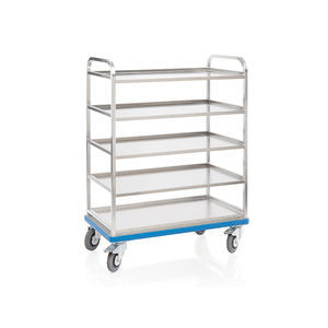 carro de transporte / de almacenamiento / de uso general / con estantes