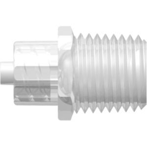 conector para perfusión recto