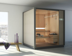 sauna cabina / de piedras de sauna