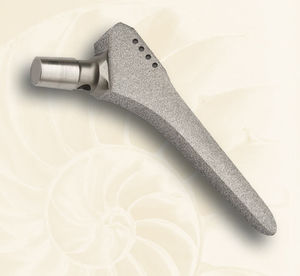 vástago femoral no cementado