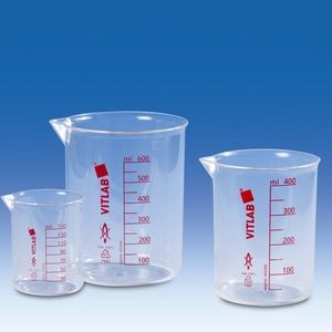 vaso de precipitados de polimetilpenteno