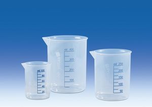 vaso de precipitados de polipropileno