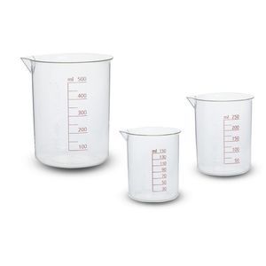 vaso de precipitados de polimetilpenteno