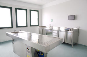 sala de autopsias