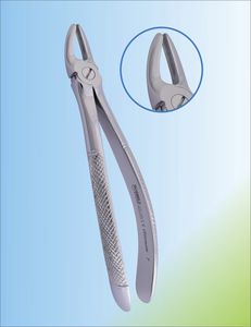 fórceps de extracción dental para premolares