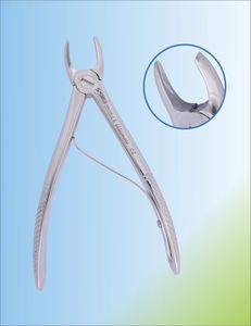 fórceps de extracción dental para bebé / para molares superiores