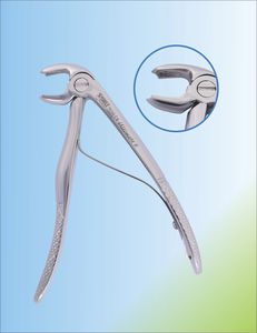 fórceps de extracción dental para bebé / para molares inferiores