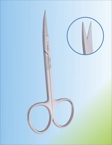 tijeras de disección / para odontología / para sutura / Iris