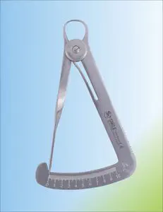 Instrumento Dental Calibrador Castroviejo De Aço Inoxidável Graduado 0