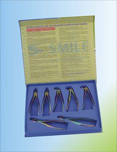 fórceps de extracción dental pediátricos