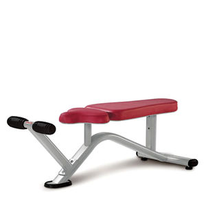 banco de musculación plano
