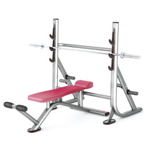 banco de musculación plano