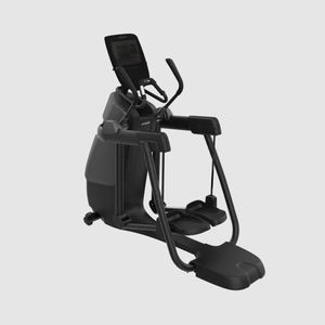 bicicleta elíptica con baranda
