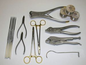 kit de instrumental veterinario para cirugía ortopédica 1