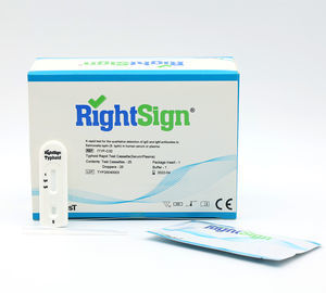 prueba rápida de fiebre tifoidea