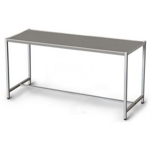 mesa de instrumentos con estantes / de acero inoxidable